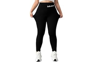 ZEFOTIM Fleece Lined Leggings High Waisted Fleece Lined Tights Women Thermals Solid Color Pants