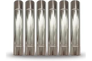 Stove Pipe,Wood Stove Chimney,2.36 inch（6cm） Diameter, for Wood Stove Chimney Vent Pipe, Durable & Rust-Resistant