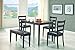 Coaster Home Furnishings Guillen Dining, 5-Piece Set, Cappuccino/Dark Brown