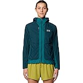 Mountain Hardwear, Kor AirShell Hybrid Hooded Jacket - Women's, Dark Marsh/Jack Pine, S