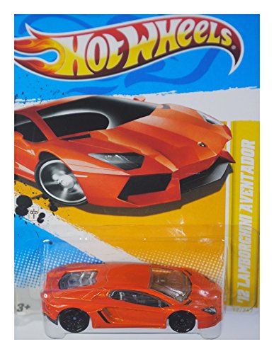 2012 Hot Wheels New Models '12 Lamborghini Aventador Orange #12/247
