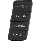 Audio Control Switch Compatible with 2011-2014 Ford F-150 | Right Side Steering Wheel Volume Control Key Assembly Replace#SW6880 AL3Z9C888CA SW-6880