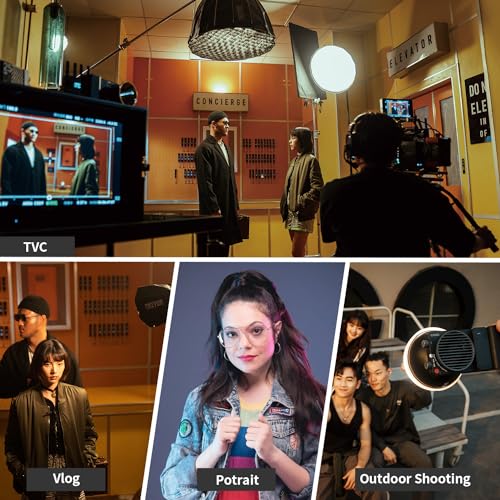 Video Light, ZHIYUN CINEPEER CX100 [Official] 100W COB Video Light, 2700-6500K, 3840Lux, TLCI 97+ CRI 96+, Dimmable, Portable Light with Reflector, Diffusion Dome for Lighting, Photography
