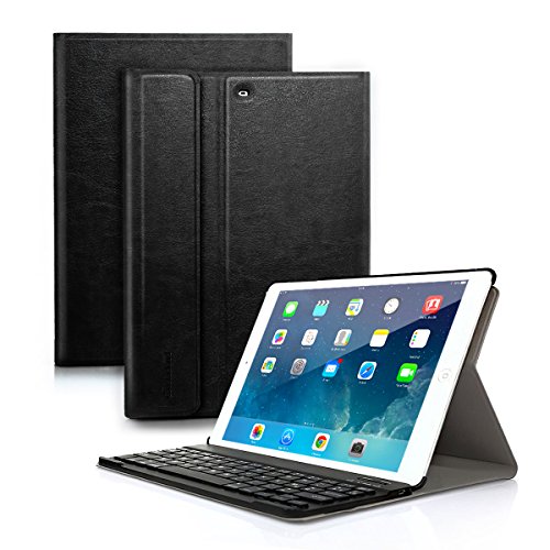 iPad 2017 iPad 9.7 Keyboard Case, CoastaCloud Ultra Slim Folding Folio Smart Case Stand Cover with Removable Wireless Bluetooth Keyboard for Apple iPad 2017 5th GEN (Model A1822 A1823)