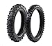 Protrax PT1044 Offroad Front 60/100-14 Inch & Rear 80/100-12 Inch Tire Combo Compatible with Honda Kawasaki KTM Suzuki Yamaha
