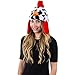 Tigerdoe Chicken Hat, Animal Costume Hat, Soft Plush Rooster Hat, Farm Dress Up Accessory
