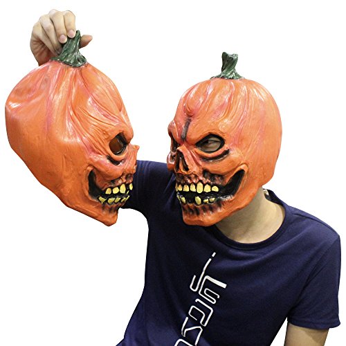 Pumpkin Latex Head Costume Mask Halloween Cosplay Masquerade Mascot Decorations