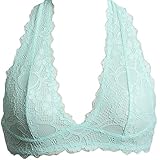 Marilyn & Main Women's Scalloped Lace Halter Bralette