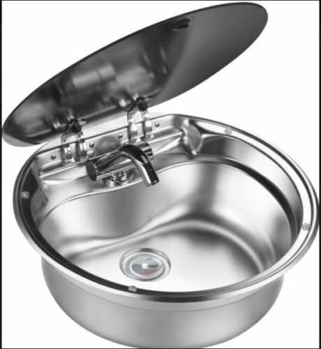 Boat Rv Caravan Camper Round Stainless Steel Hand Wash Basin