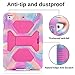 ACEGUARDER Shockproof Kid Case for iPad Mini 1 2 3(7.9 inch), Full Body Protective Premium Soft Silicone Cover with Adjustable Kickstand for iPad Mini 1 2 3 (PinkCamo/Rose)