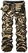 Mrignt Mens Casual Slim Fit Cargo Camouflage Shorts(No Belt)