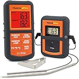 ThermoPro TP-08 Wireless Remote Digital Cooking Meat Thermometer Dual Probe for Grilling Smoker BBQ Food Thermometer - Monitors Food from 300 Feet Away