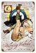British WWII Vintage Metal Sign, Waltzing Matilda of the British Desert Rats