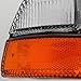 AKKON - For 1997-2004 Dodge Dakota | 1998-2003 Durango Replacement Textured Len Headlights + Amber Corner Turn Signal Lamp