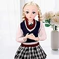 UCanaan BJD Dolls 1/4 SD Smart Doll 18 Inch 18 Ball Jointed Doll DIY Toys with Full Set Clothes Shoes Wig Makeup, Best Gitfs for Girls Christmas Birthday