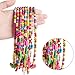 Outee 24 Pcs Toddler Costume Jewelry Christmas Gift Princess Necklace Bracelet Girls Play Jewelry Kit Gift for Girls Dress Up Pretend Play Party Favors