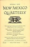 New Mexico Quarterly, Spring 1950, Vol. XX, No. 1