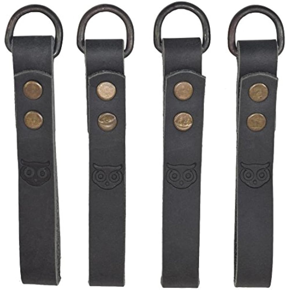 Thick Leather Heavy Duty Tool Belt Accessories Suspender Loop