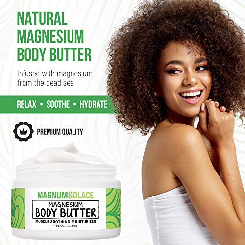Topical Magnesium Body Butter Infused with Magnesium Lotion and