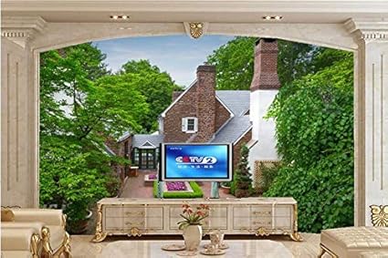 Bzbhart Grandes Murales Casas Fuentes Mansion Diseno Arboles