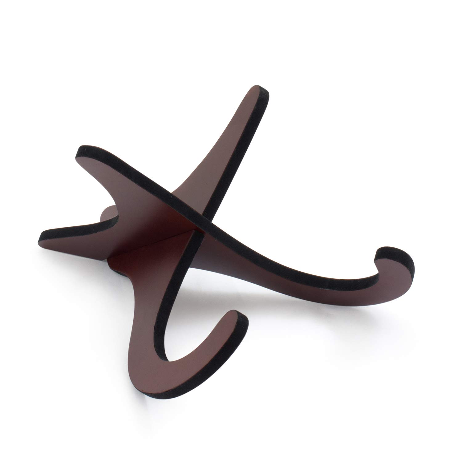 TIGER UAC1-WD Wooden Detachable X-Frame Stand for Ukulele, Mandolin, Banjo and Violin Mahogany