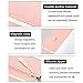 BUBM PU Leather Portable Travel Bag for Dyson Supersonic HD01 Hair Dryer,Fashion Zipper Moistureproof Anti-scratch Dustproof Shockproof Protection Organizer Travel Storage Case (Pink)