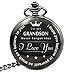memory gift to My Grand Son Pocket Watch to Grandson Gifts from a Grandpa, Grandma