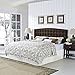 Dorel Living Torino Headboard, King, Brown Microfiber