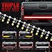 ICBEAMER 6-Function 60″ Triple Row 504 LED Truck Tailgate Light Strip Bar Waterproof Reverse Turn Signal, Parking, Brakethumb 2