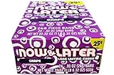 Now & Later 6 Piece Grape Bars - 24 Bars in a Box
