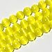 6mm Round Yellow Cat Eye Glass Beads Strand 15 Inch Jewelry Handmade DIY Beads