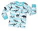 Boys Dinosaurs Pajamas Children Christmas Cotton Clothes Gift Set PJs Size 2 to 10 Years