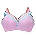 Anmengte Womens Seamless Push Up Nursing Bra Comfort Sleep Maternity Bralette (40, 04 (3 Pack))