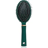 Reazana Anti-Static Detangling Hair Brushes for Women Paddle Detangler | Massage Brush with Cushion Base Nylon Bristle Pins Blow Out Drying Hairbrush for Wet and Dry All Hair Types Styling (Oval)