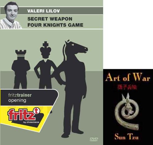 Secret Weapon Four Knights Game Chess Software & ChessCentral's "Art of War" E-book: 2 Item Bundle