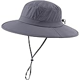 Home Prefer UPF 50+ Sun Hats for Men Women Foldable Wide Brim Fishing Hat Quick Dry Summer Outdoor Garden Safari Bucket Hat