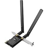 TP-Link WiFi 6 PCIe WiFi Card for Desktop PC AX1800 (Archer TX20E), Bluetooth 5.2, WPA3, 802.11ax Dual Band Wireless Adapter 