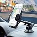 Car Mount, Bestfy Dashboard Car Phone Holder with Telescoping Long Arm/Quick Release Button/ Cable Hook for iPhone, Samsung, and More Smartphones