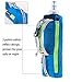 Geila Handheld Water Bottle for Running, 17 oz Grip Handheld Bottle with Hand Strap Hydration Pack, Sport Soft Flask (Blue)