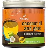 Kelapo Coconut Oil and Ghee 50/50 Blend,13-Ounce Jar