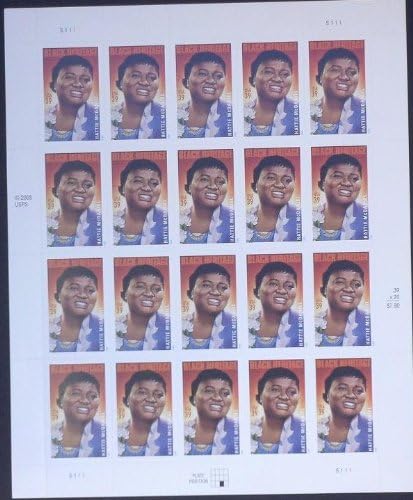Collectible USA Postage Stamps 2006: Black Heritage Series: Actress Hattie McDaniel MNH Sheet Scott 3996 Collectible USA Postage Stamps 2006: Black Heritage Series: Actress Hattie McDaniel MNH Sheet Scott 3996