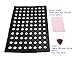 Ladieshow PU Leather Display Board for Petite Snap Jewelry Button(Small)