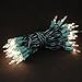 Novelty Lights 13.5 Feet 35 Bulb Clear Mini Light String on Green Wire, Non-Connectable Incandescent Fairy Lights for Bottles and Crafts, 4