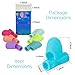 Pencil Grips for Kids Handwriting, Ergonomic Design for Right Handed Preschool Training Children Pencil Holder (6 Pcs)