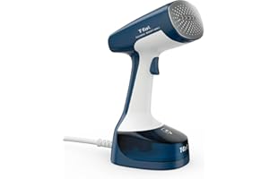 T-FAL Steam Easy Vaporizer, 150ml Capacity, Ultra Powerful and Fast for Efficient Results, Perfect for Touch-ups and Daily Needs, White and Blue, DT7111X1