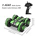 GotechoD RC Car Boat Remote Control Car Amphibious Stunt Car 4WD Off Road 2.4GHz Radio Controlled Monster Truck High Speed Double Side Race 360 Degree Rotates Green