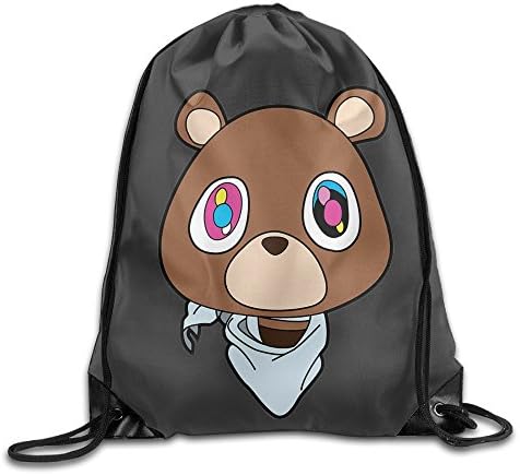 Kanye West Bear Drawstring Backpack Sack Bag