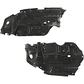 PIT66 Front Engine Splash Shield Under, Fit Toyota Camry 2012 2013 2014 | Lower Engine Splash Guard Pair Set, Driver and Passenger Side 5144206140, 5144106150, TO1228178, TO1228177