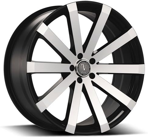 20" Velocity VW12 Black Wheels Rims by Wheel Deals 5x114 &amp; 5x120 fit BMW Honda Chevy Landrover VW Volkswagen