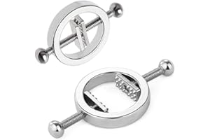 Nipple Suckers and Nipple Clips Clamps Adjustable Body Ring Body Clamps Body Ring Non-Piercing Chain Stainless Steel for Wome